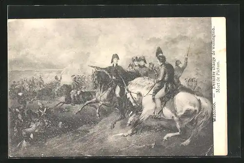 AK Waterloo, Derniere charge de Wellington, Mort de Picton