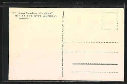 AK Hammelburg, Caritas-Kinderheim Marienruhe