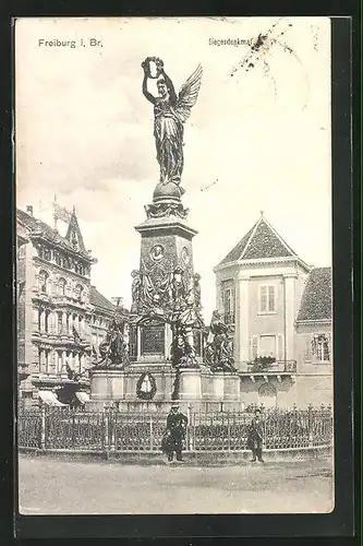 AK Freiburg i. Br., Siegesdenkmal