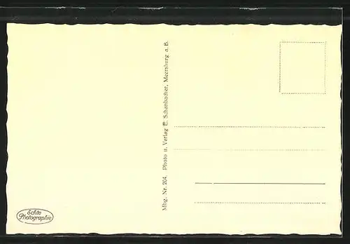 AK Mainau, Ortspartie mit Skulptur