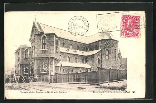 AK Trois-Rivieres, Church of the Jesus and St. Marie College