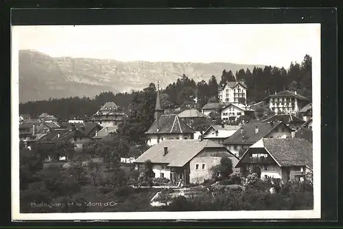 AK Ballaigues, Vue Générale et le Mont d'Or