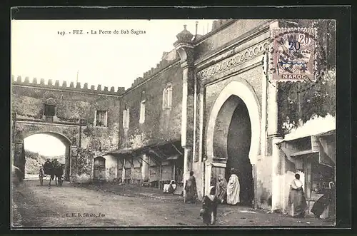 AK Fez, la Porte de Bab-Sagma