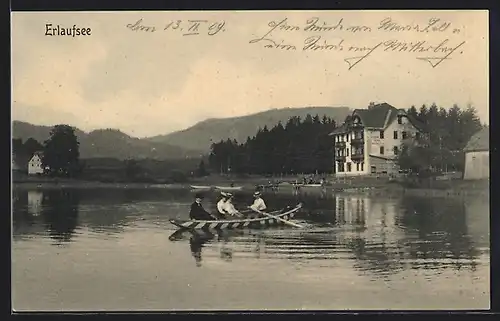 AK Mariazell, Ruderer auf dem Erlaufsee