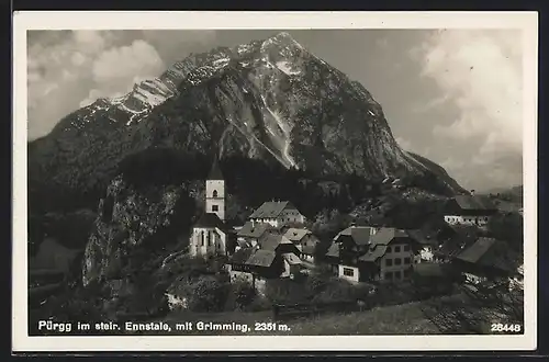 AK Pürgg, Ortspartie mit Grimming