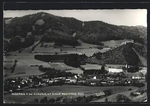 AK Ingering II b. Knittelfeld, Ortsansicht mit Schloss Wasserberg