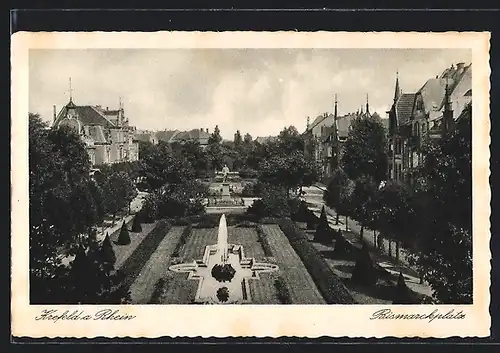 AK Krefeld, Bismarckplatz