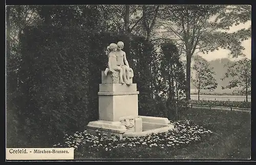 AK Krefeld, Märchen-Brunnen