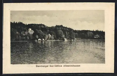 AK Allmannshausen, Schloss Allmannshausen am Starnberger See