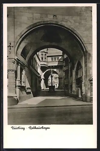 AK Duisburg, Rathausbogen
