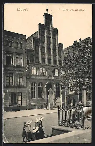 AK Lübeck, Schiffergesellschaft, Gebäudeansicht