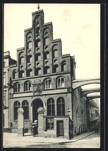 AK Lübeck, Schiffergesellschaft, Gebäudeansicht