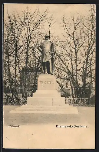 AK Lübeck, Bismarck-Denkmal