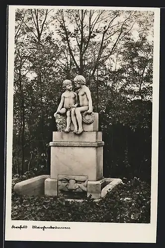 AK Crefeld, Märchenbrunnen