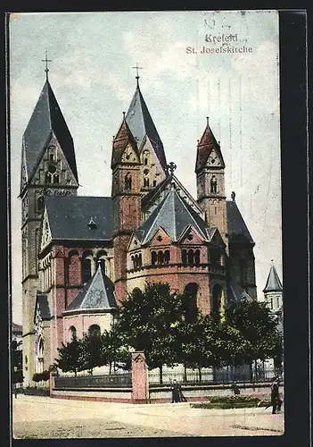 AK Krefeld, St. Josefskirche
