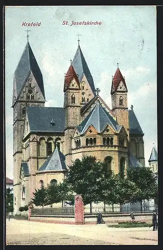 AK Krefeld, St. Josefskirche