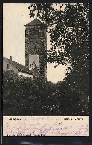 AK Villingen / Schwarzwald, Romäus-Turm