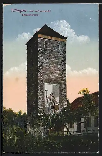 AK Villingen / Schwarzwald, Romeisturm
