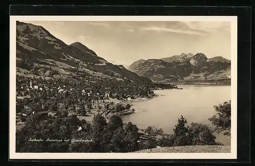 AK Sachseln, Sarnersee mit Giswilerstock