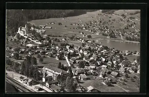 AK Lungern, Gesamtansicht vom Flugzeug aus