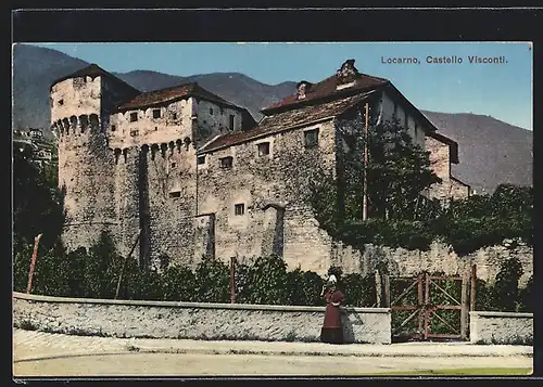 AK Locarno, Castello Visconti