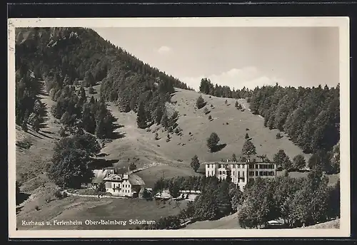 AK Solothurn, Kurhaus und Ferienheim Ober-Balmberg
