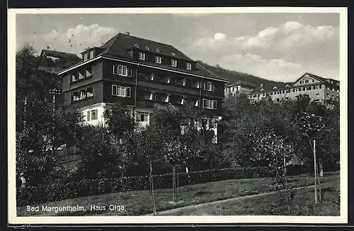 AK Bad Mergentheim, Hotel-Pension Haus Olga