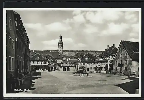 AK Weikersheim, Marktplatz