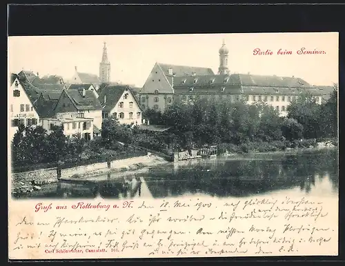 AK Rottenburg a. N., Blick zum Seminar