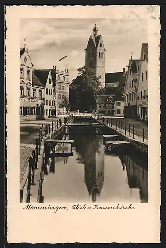 AK Memmingen, Blick a. Frauenkirche