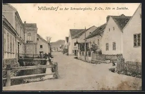 AK Willendorf, Strassenpartie