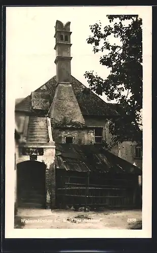 AK Weissenkirchen, am alten Rathaus