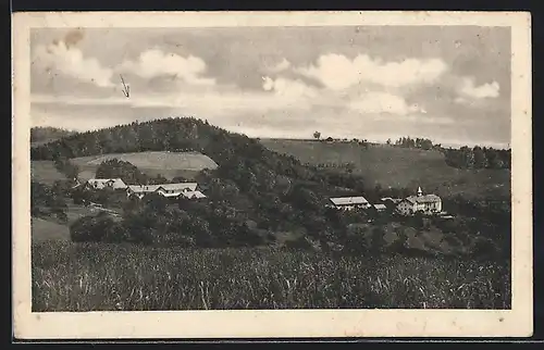 AK Hochstrass, Landwirtschaftliche Haushaltungsschule d. Töchter der göttlichen Liebe mit Umgebung