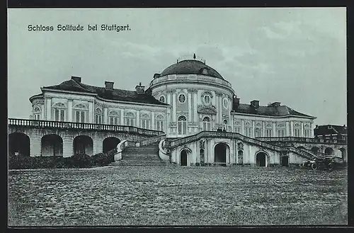 AK Stuttgart, das Schloss Solitude