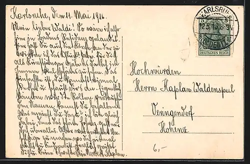 AK Karlsruhe i. B., St. Bonifatius-Kirche