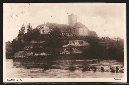 AK Lauffen a. N., das Rathaus