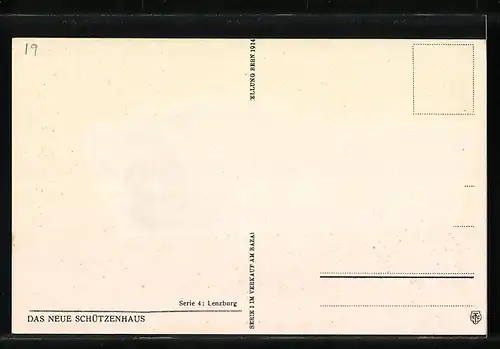 Künstler-AK sign.Carl Zweifel: Lenzburg, Das neue Schützenhaus