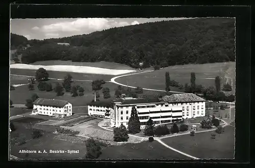 AK Affoltern a. A., Blick auf das Bezirks-Spital