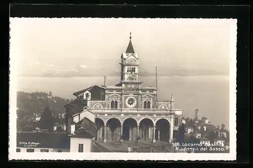 AK Locarno, Basilica Madonna del Sasso