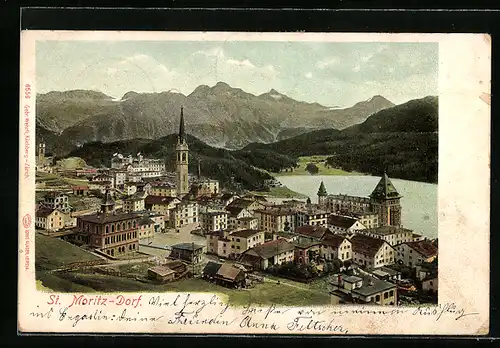 AK St. Moritz-Dorf, Gesamtansicht