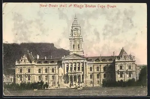 AK Cape Town, New Town Hall and Kings Statue