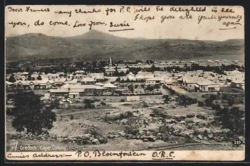 AK Gradock, Cape Colony, General View