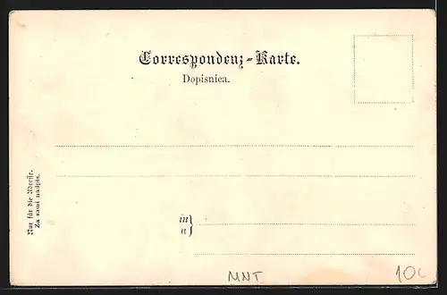 AK Cattaro, Ortsansicht aus der Vogelschau