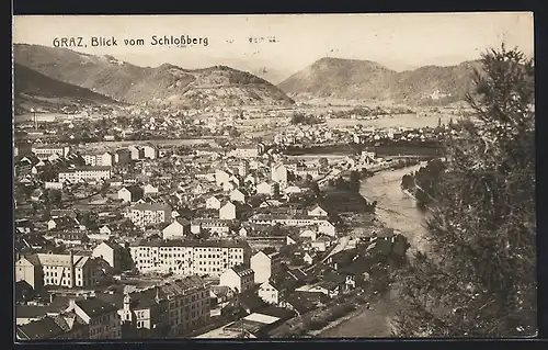 AK Graz, Blick vom Schlossberg