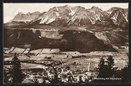 AK Schladming, Gesamtansicht mit Dachstein