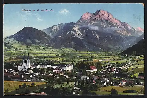 AK Admont, Gesamtansicht mit dem Buchstein