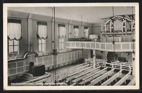 AK Neudietendorf / Thür., Kirche der Brüdergemeine