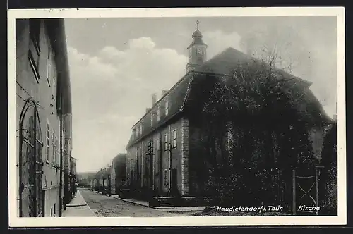 AK Neudietendorf / Thür., Kirche