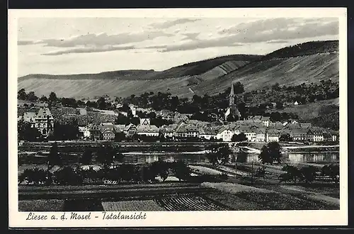 AK Lieser / Mosel, Totalansicht