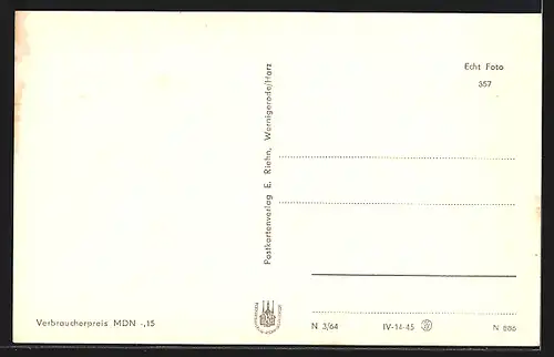 AK Wernigerode, Parie am Blindengenesungsheim